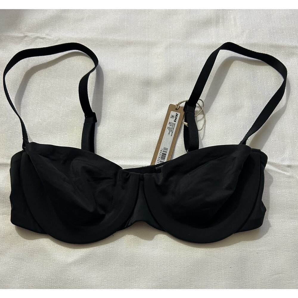 Skims Smoothing Intimates Buttery Soft Strapless Bra NWT Black Size 32A